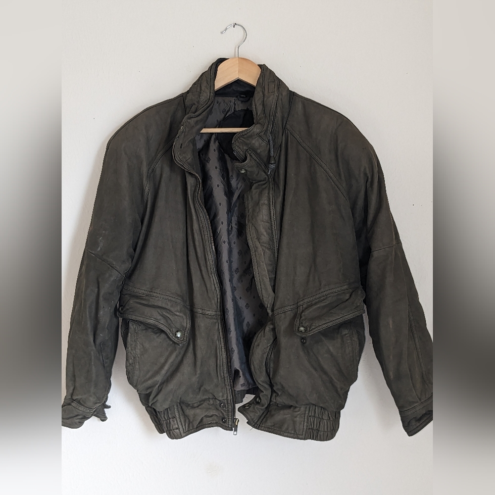 Vintage Korean Dark Forest Green Heavy Jacket Sz 1XB?